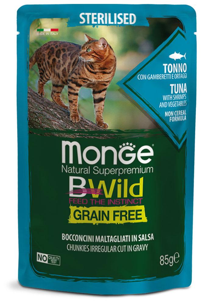 Monge Bwild Sterilised Cat Wet Tuna